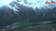 Archiv Foto Webcam Saas-Fee: Ausblick Bergstation Hannig 02:00