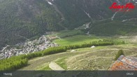 Archiv Foto Webcam Saas-Fee: Ausblick Bergstation Hannig 09:00