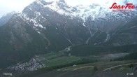 Archiv Foto Webcam Saas-Fee: Ausblick Bergstation Hannig 02:00