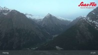 Archiv Foto Webcam Saas-Fee: Ausblick Bergstation Hannig 02:00