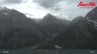 Archived image Webcam Saas-Fee: View from Hannig top station 14:00