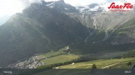 Archived image Webcam Saas-Fee: View from Hannig top station 08:00