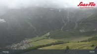 Archiv Foto Webcam Saas-Fee: Ausblick Bergstation Hannig 08:00