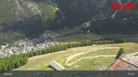 Archiv Foto Webcam Saas-Fee: Ausblick Bergstation Hannig 14:00