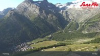 Archiv Foto Webcam Saas-Fee: Ausblick Bergstation Hannig 07:00