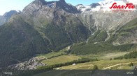 Archiv Foto Webcam Saas-Fee: Ausblick Bergstation Hannig 08:00