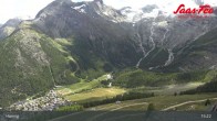 Archiv Foto Webcam Saas-Fee: Ausblick Bergstation Hannig 14:00
