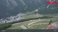 Archiv Foto Webcam Saas-Fee: Ausblick Bergstation Hannig 20:00