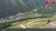 Archiv Foto Webcam Saas-Fee: Ausblick Bergstation Hannig 10:00