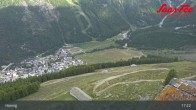 Archiv Foto Webcam Saas-Fee: Ausblick Bergstation Hannig 16:00