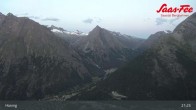 Archived image Webcam Saas-Fee: View from Hannig top station 00:00
