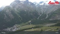 Archived image Webcam Saas-Fee: View from Hannig top station 18:00