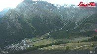 Archiv Foto Webcam Saas-Fee: Ausblick Bergstation Hannig 00:00