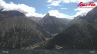 Archiv Foto Webcam Saas-Fee: Ausblick Bergstation Hannig 10:00