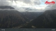 Archiv Foto Webcam Saas-Fee: Ausblick Bergstation Hannig 06:00