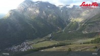 Archiv Foto Webcam Saas-Fee: Ausblick Bergstation Hannig 07:00