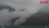 Archiv Foto Webcam Saas-Fee: Ausblick Bergstation Hannig 08:00