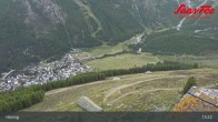 Archiv Foto Webcam Saas-Fee: Ausblick Bergstation Hannig 12:00