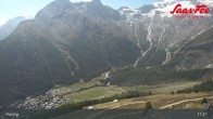 Archiv Foto Webcam Saas-Fee: Ausblick Bergstation Hannig 10:00