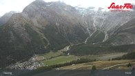 Archiv Foto Webcam Saas-Fee: Ausblick Bergstation Hannig 14:00