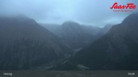 Archiv Foto Webcam Saas-Fee: Ausblick Bergstation Hannig 20:00