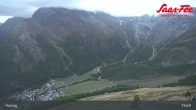 Archiv Foto Webcam Saas-Fee: Ausblick Bergstation Hannig 02:00