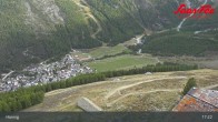 Archiv Foto Webcam Saas-Fee: Ausblick Bergstation Hannig 16:00