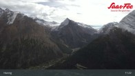 Archiv Foto Webcam Saas-Fee: Ausblick Bergstation Hannig 10:00