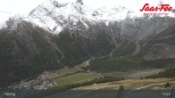 Archiv Foto Webcam Saas-Fee: Ausblick Bergstation Hannig 12:00