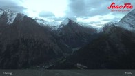 Archiv Foto Webcam Saas-Fee: Ausblick Bergstation Hannig 02:00