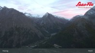 Archived image Webcam Saas-Fee: View from Hannig top station 00:00