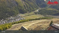 Archiv Foto Webcam Saas-Fee: Ausblick Bergstation Hannig 14:00