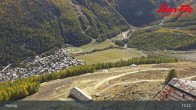 Archiv Foto Webcam Saas-Fee: Ausblick Bergstation Hannig 12:00