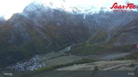 Archiv Foto Webcam Saas-Fee: Ausblick Bergstation Hannig 16:00