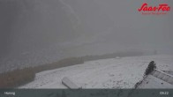 Archiv Foto Webcam Saas-Fee: Ausblick Bergstation Hannig 08:00