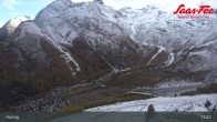 Archiv Foto Webcam Saas-Fee: Ausblick Bergstation Hannig 14:00