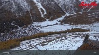 Archiv Foto Webcam Saas-Fee: Ausblick Bergstation Hannig 02:00