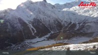 Archived image Webcam Saas-Fee: View from Hannig top station 08:00