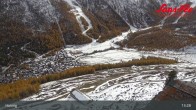 Archiv Foto Webcam Saas-Fee: Ausblick Bergstation Hannig 12:00