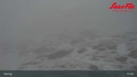 Archiv Foto Webcam Saas-Fee: Ausblick Bergstation Hannig 14:00