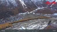 Archiv Foto Webcam Saas-Fee: Ausblick Bergstation Hannig 14:00