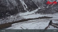 Archived image Webcam Saas-Fee: View from Hannig top station 08:00