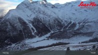 Archived image Webcam Saas-Fee: View from Hannig top station 14:00