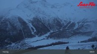 Archiv Foto Webcam Saas-Fee: Ausblick Bergstation Hannig 07:00