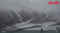 Archiv Foto Webcam Saas-Fee: Ausblick Bergstation Hannig 08:00