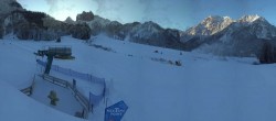 Archived image Webcam 3 Zinnen Dolomites - Skilifts Braies (Prags) 07:00