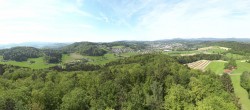 Archived image Webcam Panoramic view of Grafenau in the Bavarian Forest 13:00
