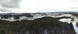 Archived image Webcam Panoramic view of Grafenau in the Bavarian Forest 13:00