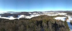 Archived image Webcam Panoramic view of Grafenau in the Bavarian Forest 11:00