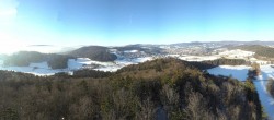 Archived image Webcam Panoramic view of Grafenau in the Bavarian Forest 13:00